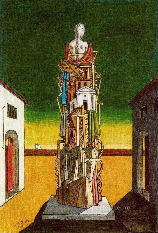 偉大な形而上学者 1971 ジョルジョ・デ・キリコ 形而上学的シュルレアリスム油絵
